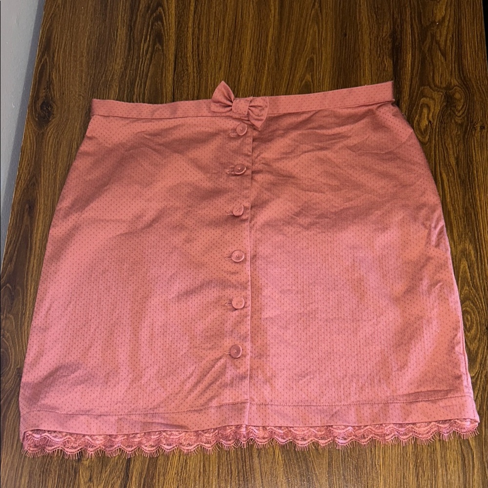 Lauren Conrad Skirt with Lace Trim